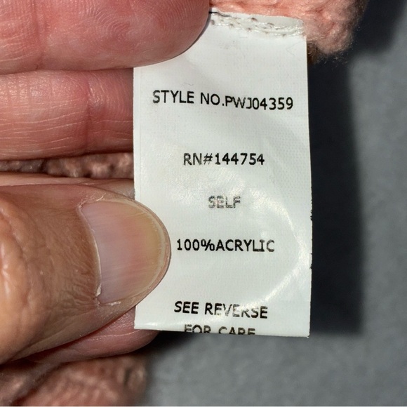 Davi & Dani Women’s 2x Chunky Knit Cardigan Sweater Button Front Round Neck - Picture 7 of 8